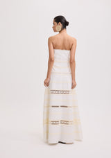 AM Long Embroidered Dress