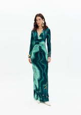 LP Green Midi Dress