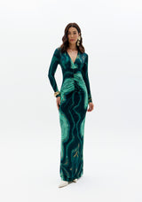 LP Green Midi Dress