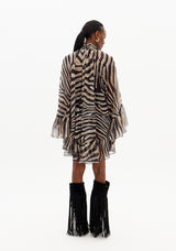 LP Zebra Printed Short Dress