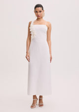 AM White Midi Tube Dress