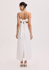 AM White Midi Tube Dress