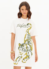 LP White Short Short Sleeve Dress