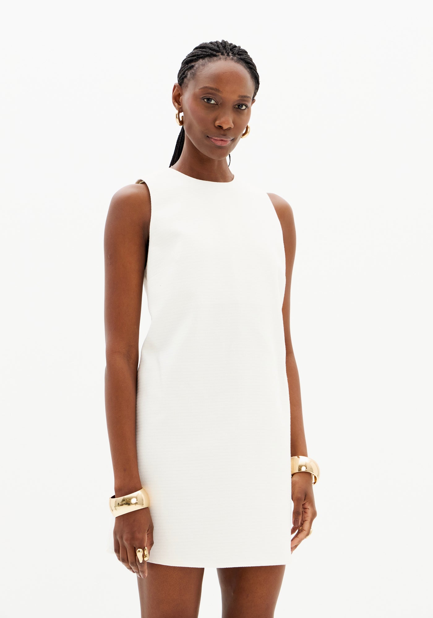 LP White Sleeveless Dress