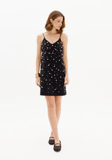 LP Black Beaded Short Dress