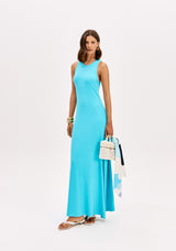 LP Sleeveles Midi Blue Dress