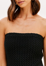 LP Black Short Strapless Dress