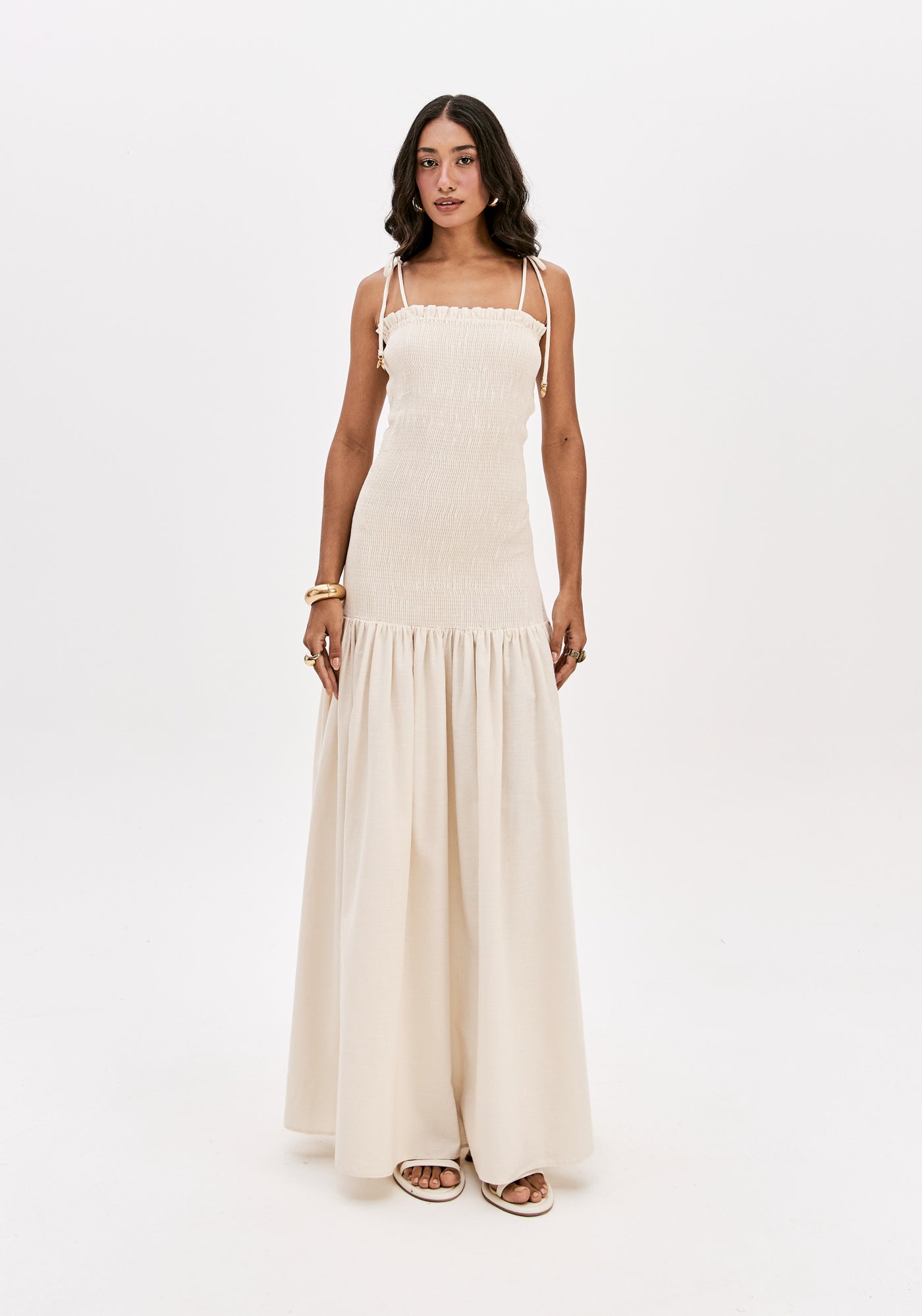 LP Off White Long Dress