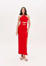 LP Red Midi Dress