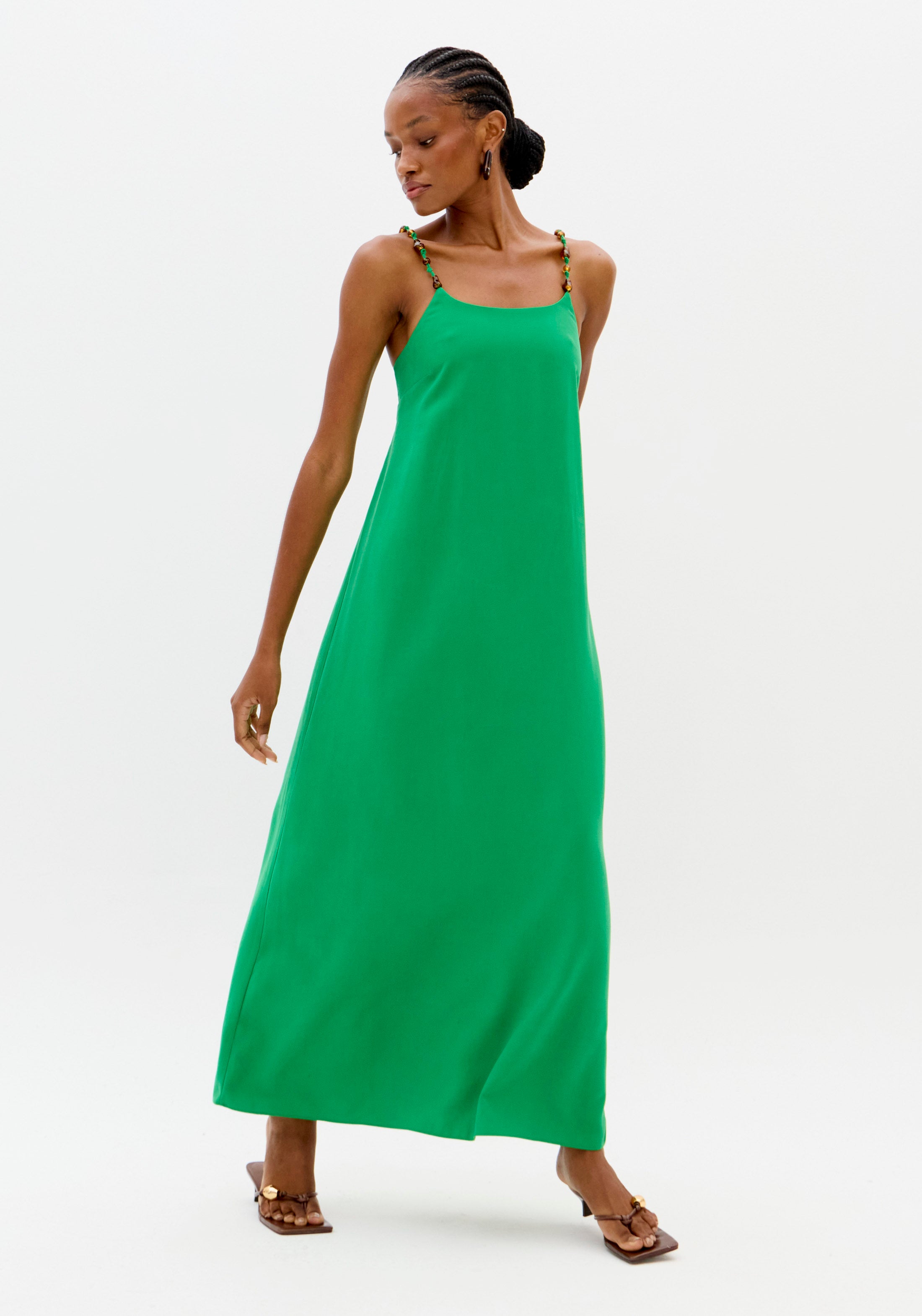 LP Green Midi Dress