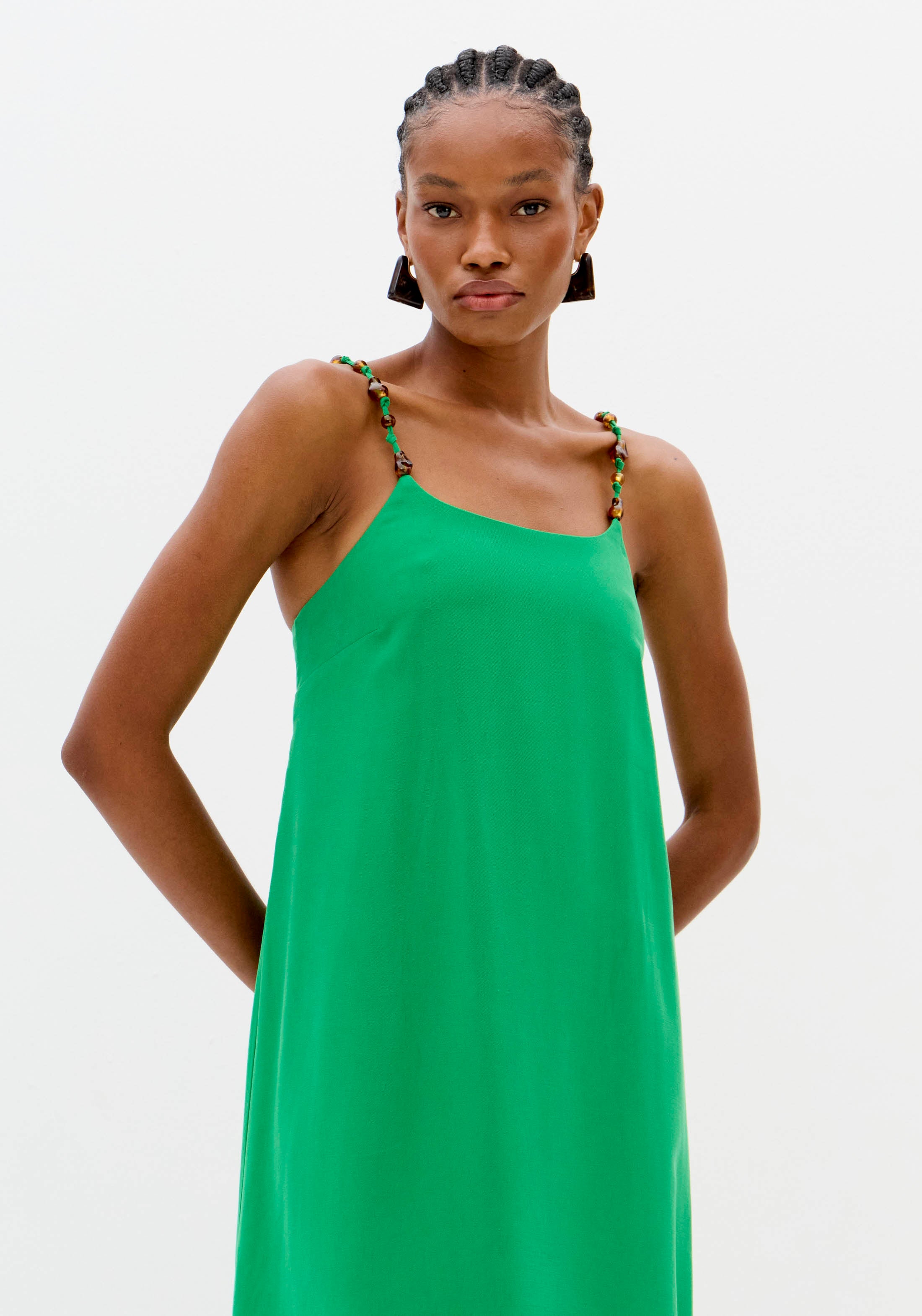 LP Green Midi Dress