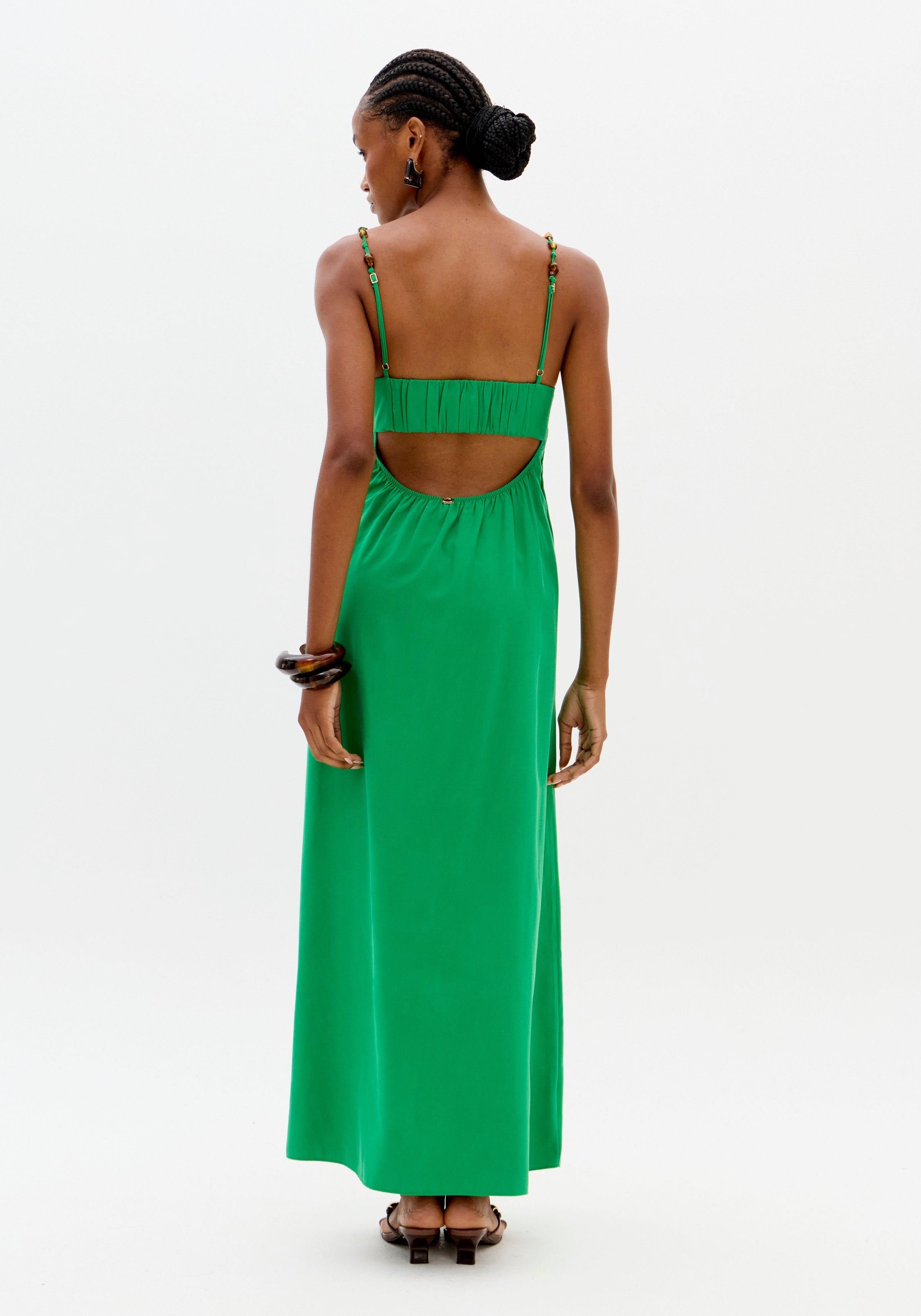 LP Green Midi Dress
