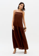 LP Brown Midi Dress