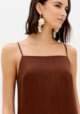 LP Brown Midi Dress