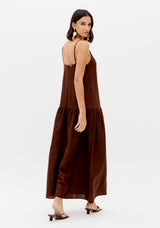 LP Brown Midi Dress