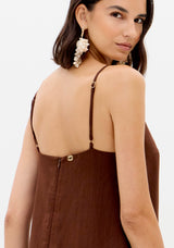 LP Brown Midi Dress