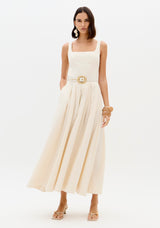 LP Off-White Midi Dress