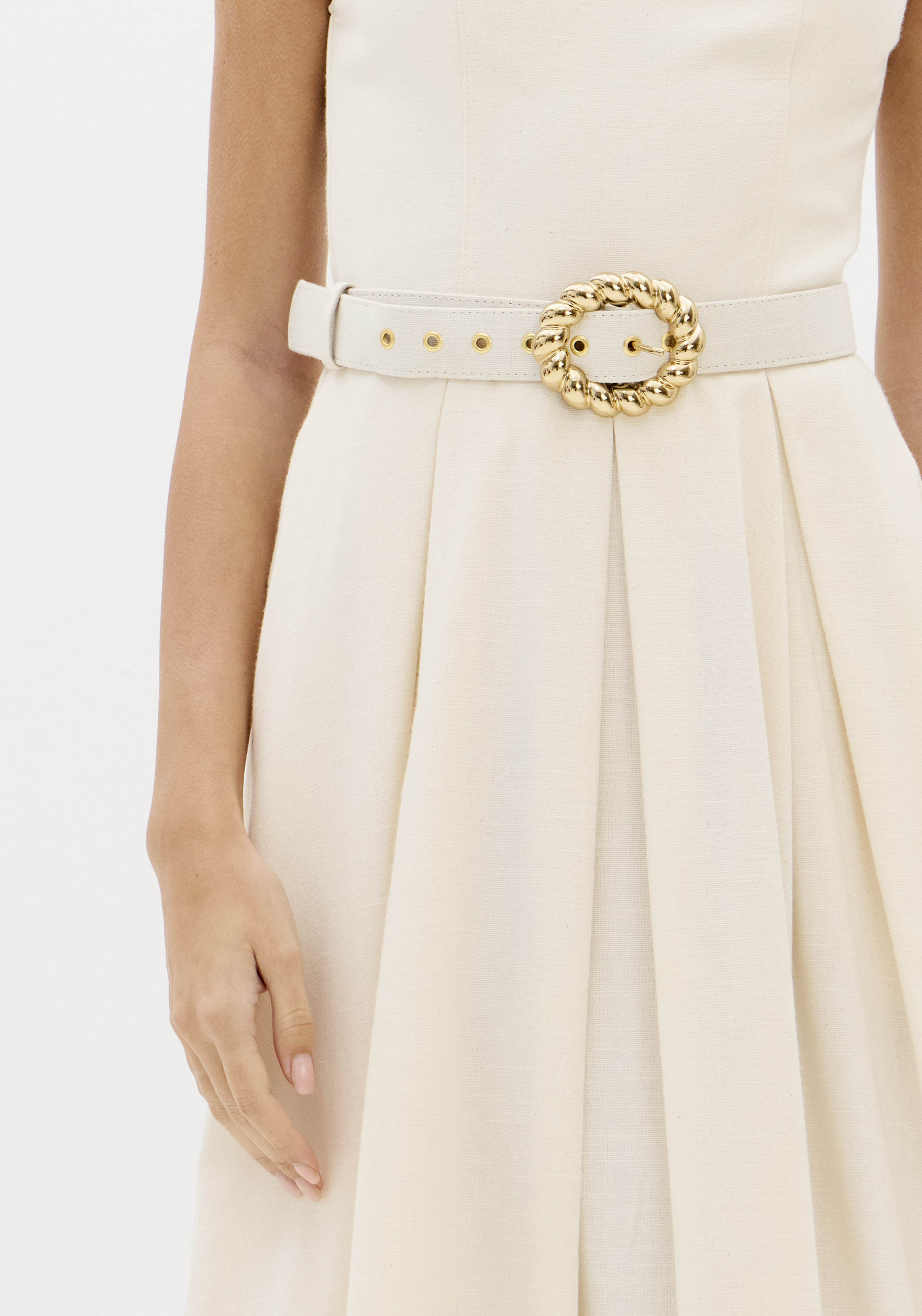 LP Off-White Midi Dress