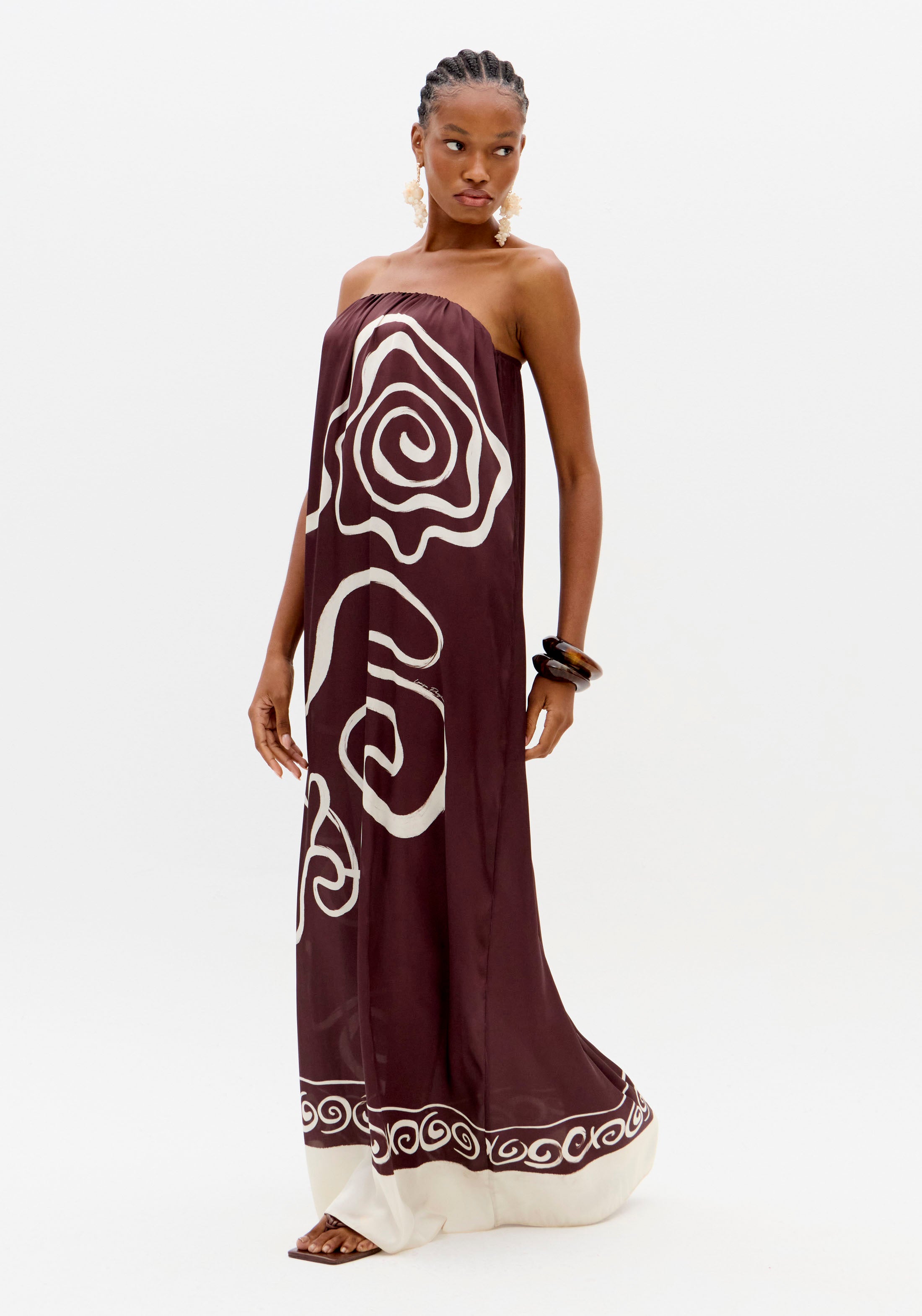 LP Brown Long Dress