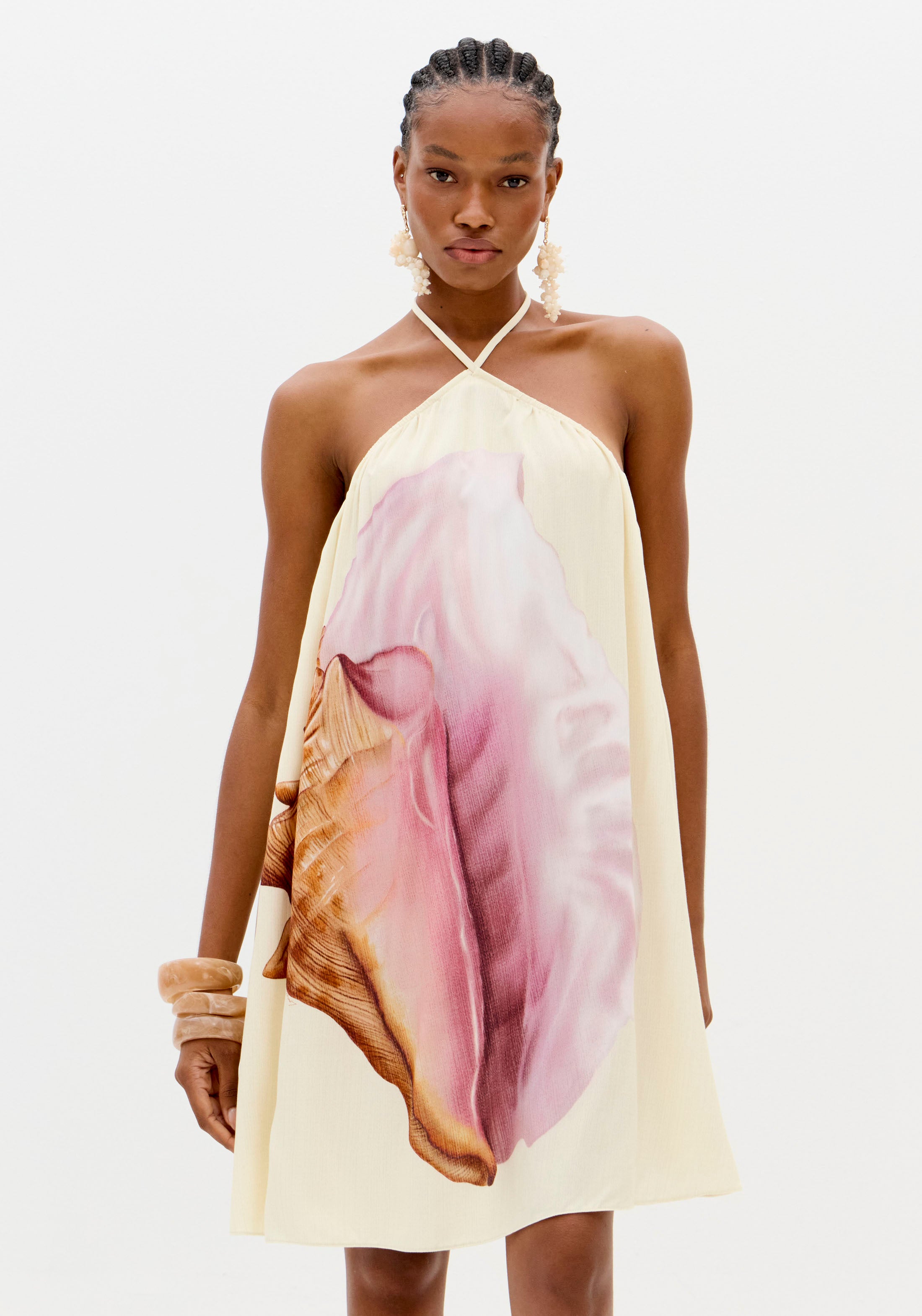 LP Shell Printed Short dress