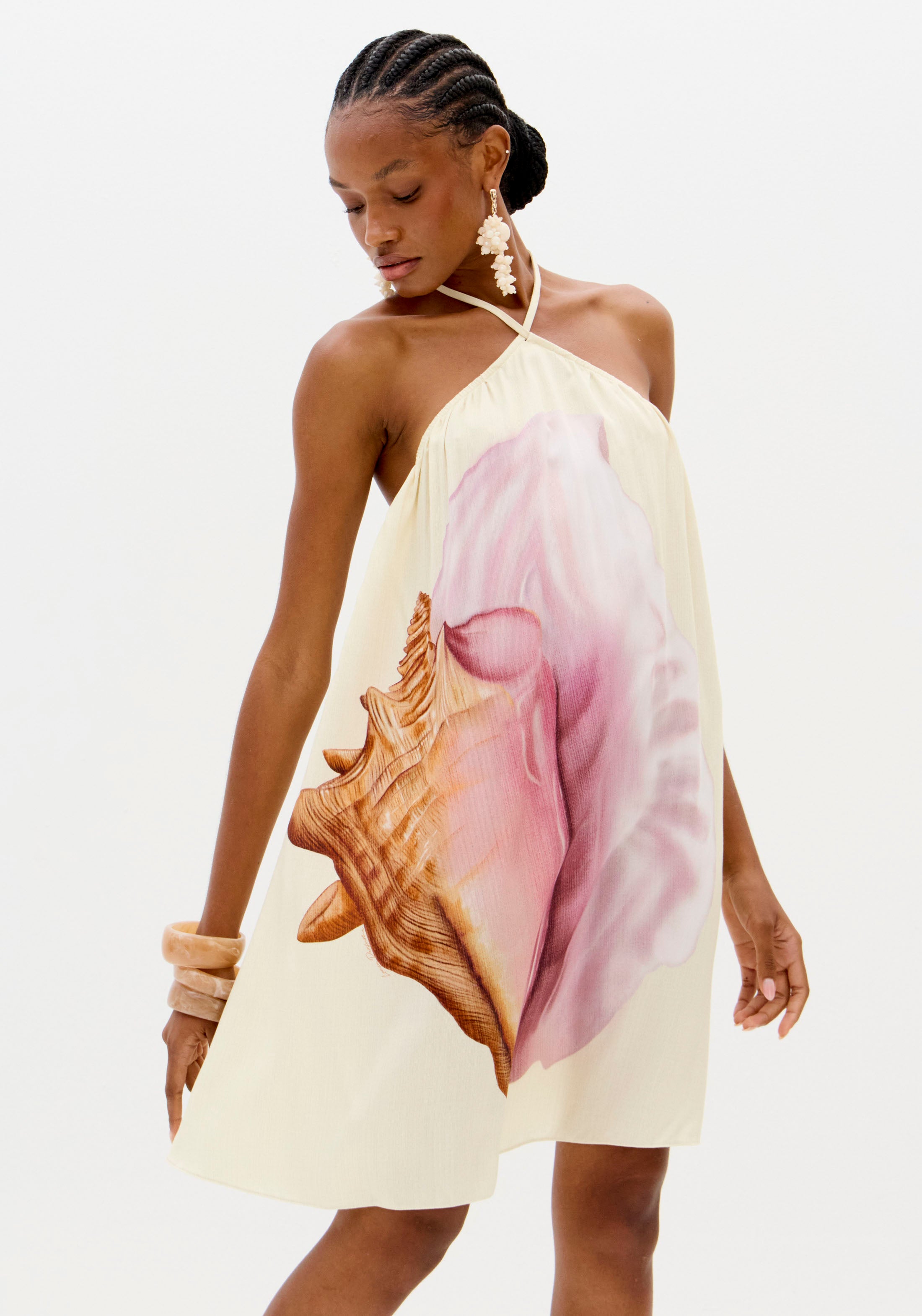 LP Shell Printed Short dress