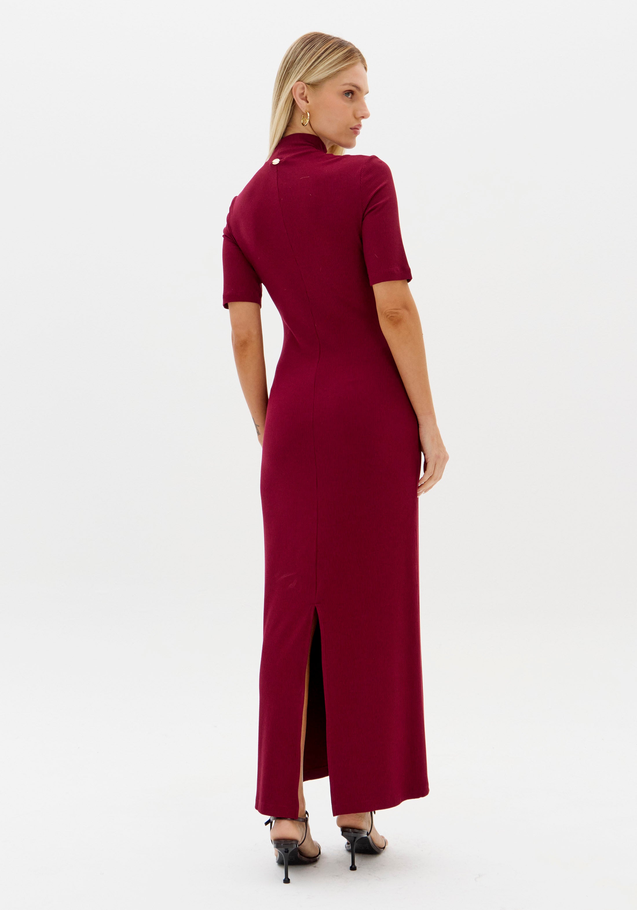 LP Burgundy Midi Dress