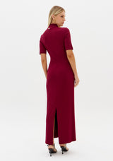 LP Burgundy Midi Dress