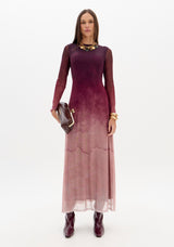 LP Pink Degrade Midi Dress