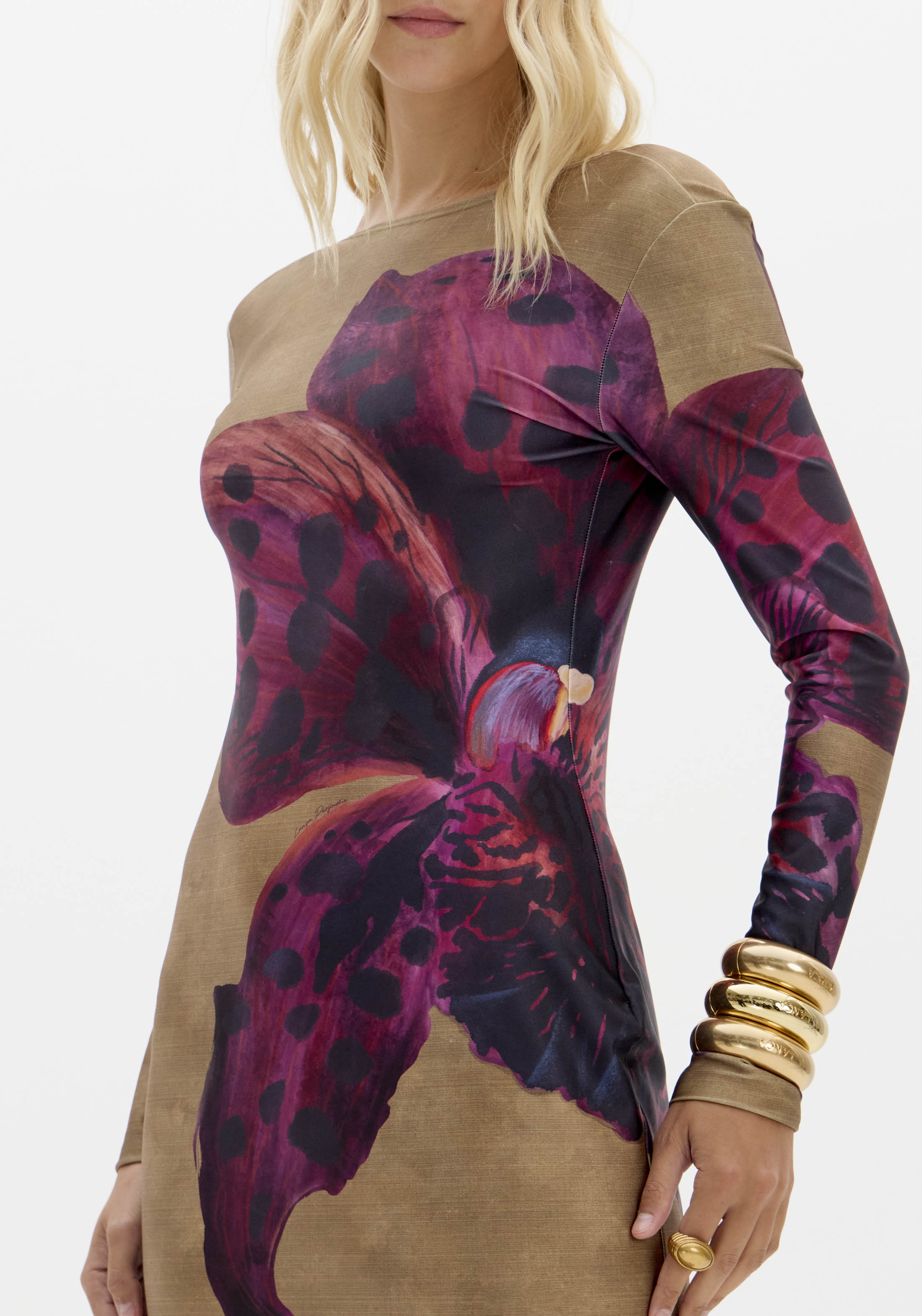 LP Green Orchid Short Dress