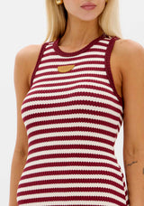 LP Midi Stripped Dress