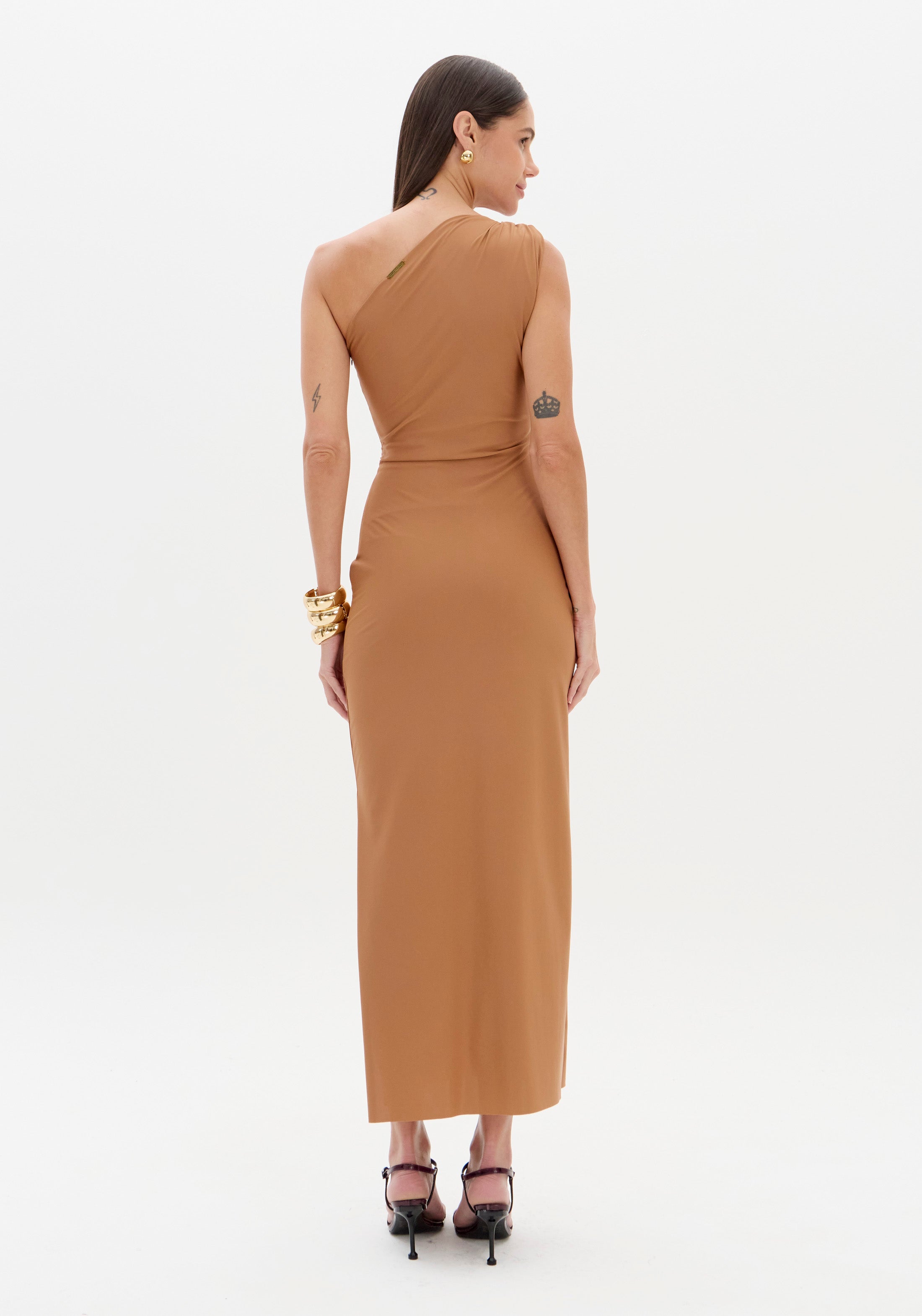 LP Beige Midi Dress