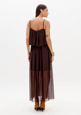 LP Brown Midi Dress