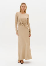 LP Beige Midi Dress