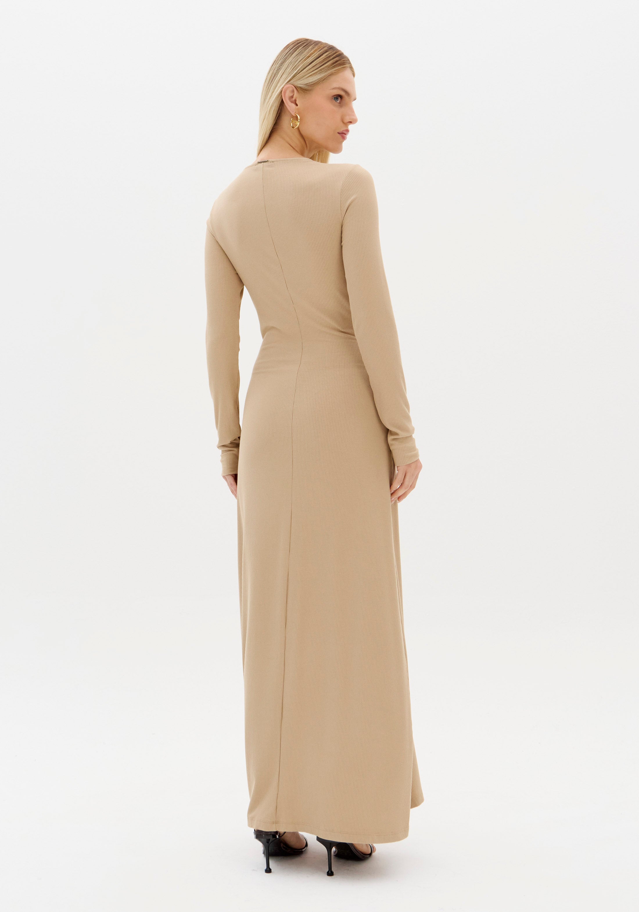 LP Beige Midi Dress