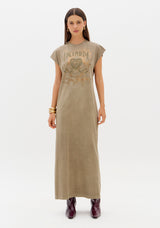 LP Green T-Shirt Dress