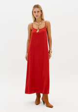LP Red Midi Dress