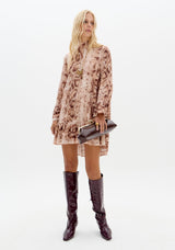 LP Snake Printed Short Dress