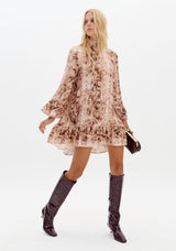 LP Snake Printed Short Dress