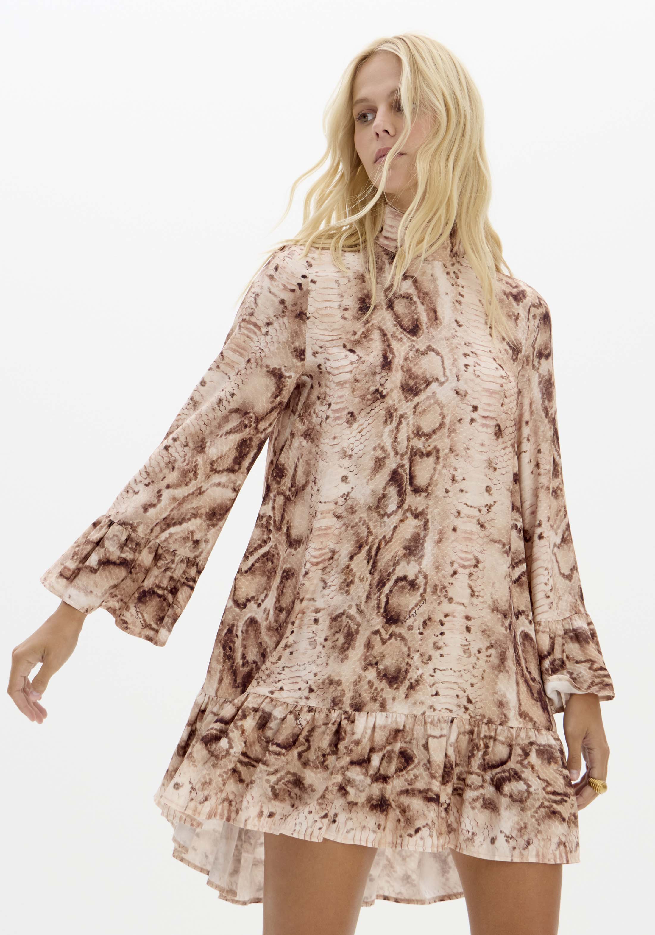 LP Snake Printed Short Dress