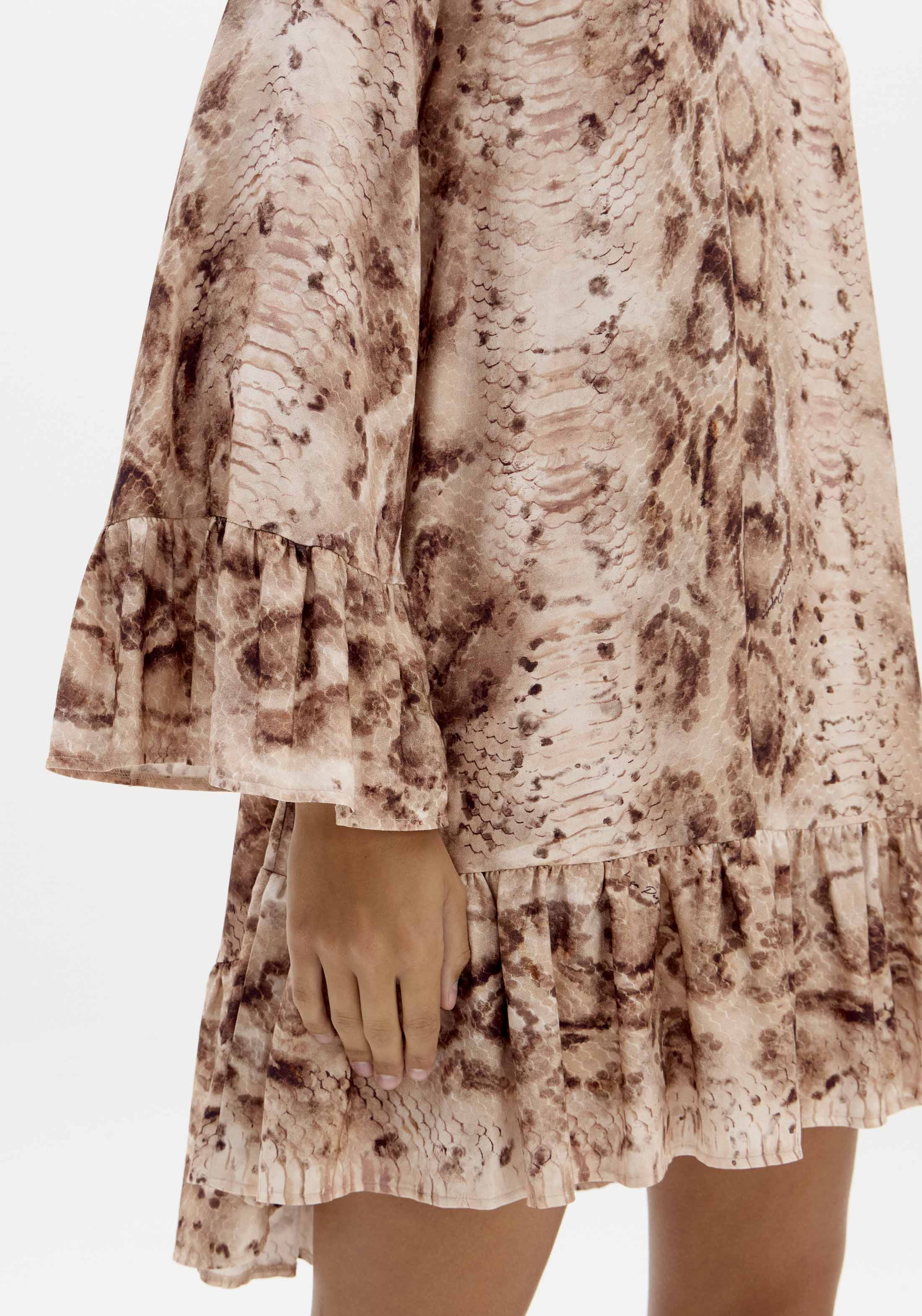 LP Snake Printed Short Dress