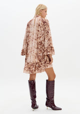 LP Snake Printed Short Dress