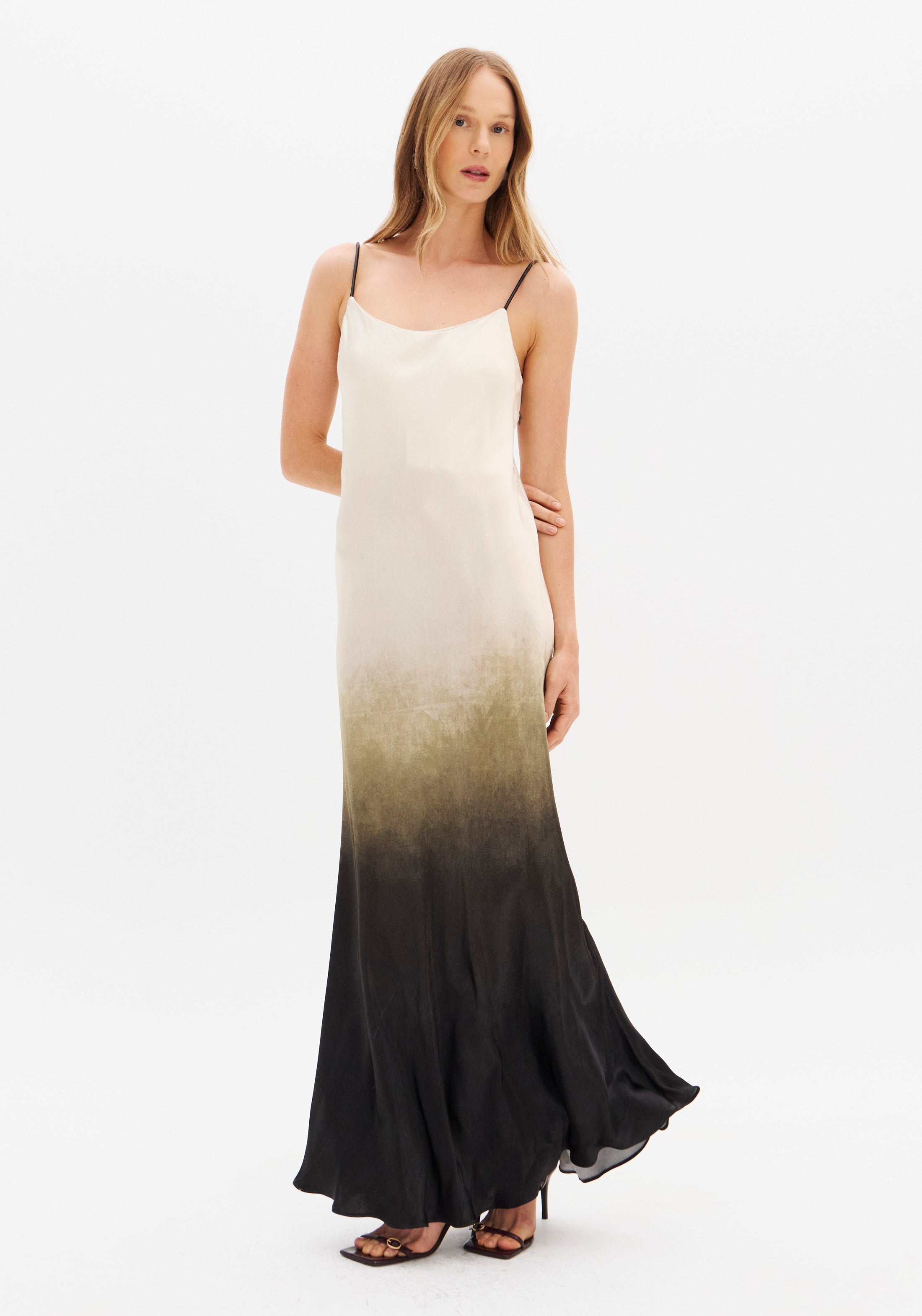 LP Green Ombre Midi Dress