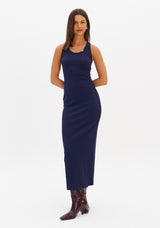 LP Pink Midi Ribbed Dress