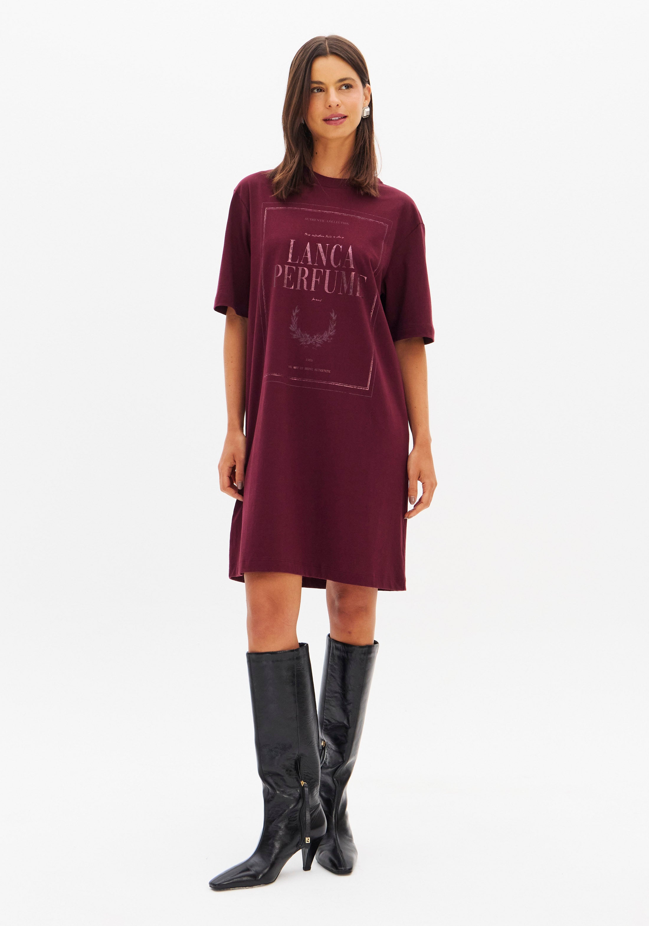 LP Pink T-shirt Dress
