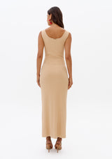 LP Beige Mide Dress