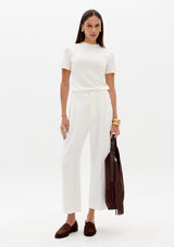 LP White Knitted Blouse