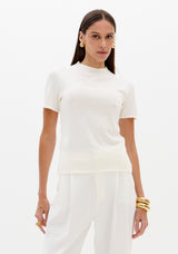 LP White Knitted Blouse