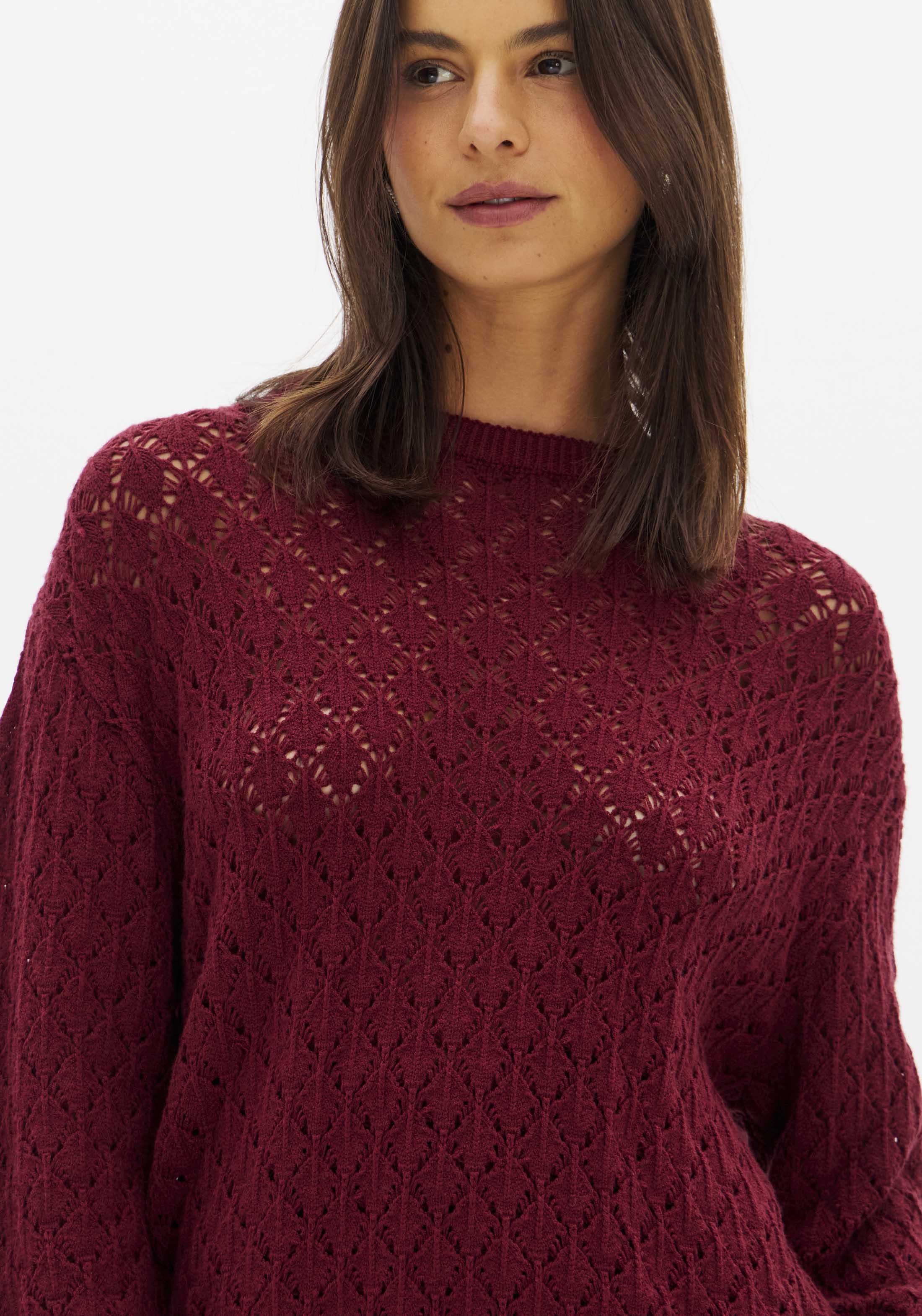 LP Burgundy Knitted Set