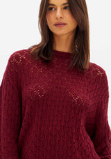 LP Burgundy Knitted Set