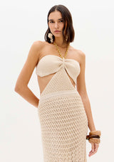 LP Beige Crochet Dress